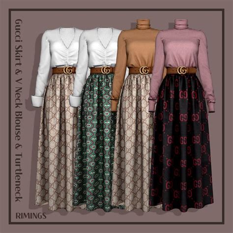 gucci skirts|gucci skirt sims 4.